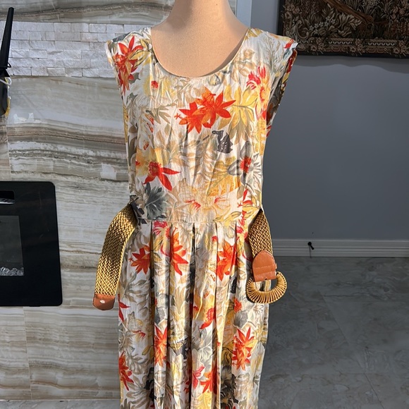 Steilmann Germany Women’s Maxi Floral‎ Dress. Size Approximately Large - Picture 9 of 15